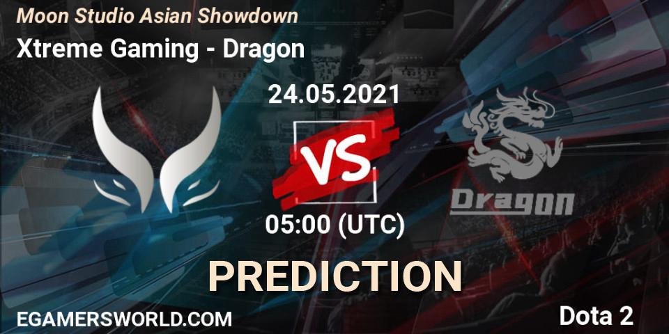 Xtreme Gaming vs Dragon: Betting TIp, Match Prediction. 24.05.2021 at 05:03. Dota 2, Moon Studio Asian Showdown