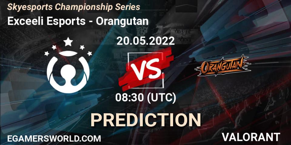 Exceeli Esports vs Orangutan: Betting TIp, Match Prediction. 20.05.22. VALORANT, Skyesports Championship Series