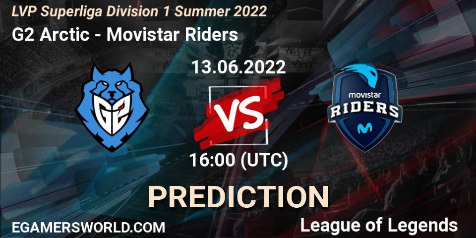 G2 Arctic vs Movistar Riders: Betting TIp, Match Prediction. 13.06.22. LoL, LVP Superliga Division 1 Summer 2022