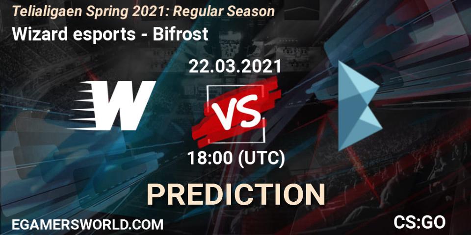 Wizard esports vs Bifrost: Betting TIp, Match Prediction. 22.03.2021 at 18:00. Counter-Strike (CS2), Telialigaen Spring 2021: Regular Season