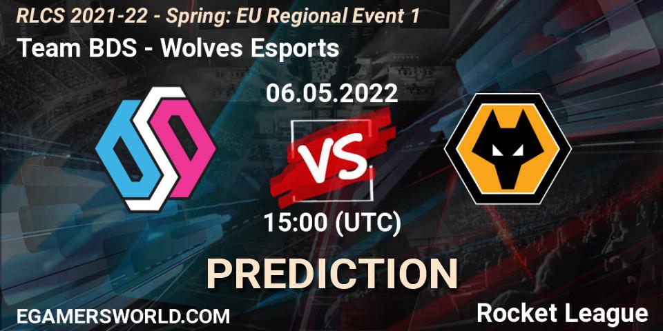 Team BDS vs Wolves Esports: Betting TIp, Match Prediction. 06.05.2022 at 15:00. Rocket League, RLCS 2021-22 - Spring: EU Regional Event 1