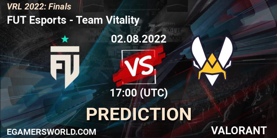 FUT Esports vs Team Vitality: Betting TIp, Match Prediction. 02.08.22. VALORANT, VRL 2022: Finals