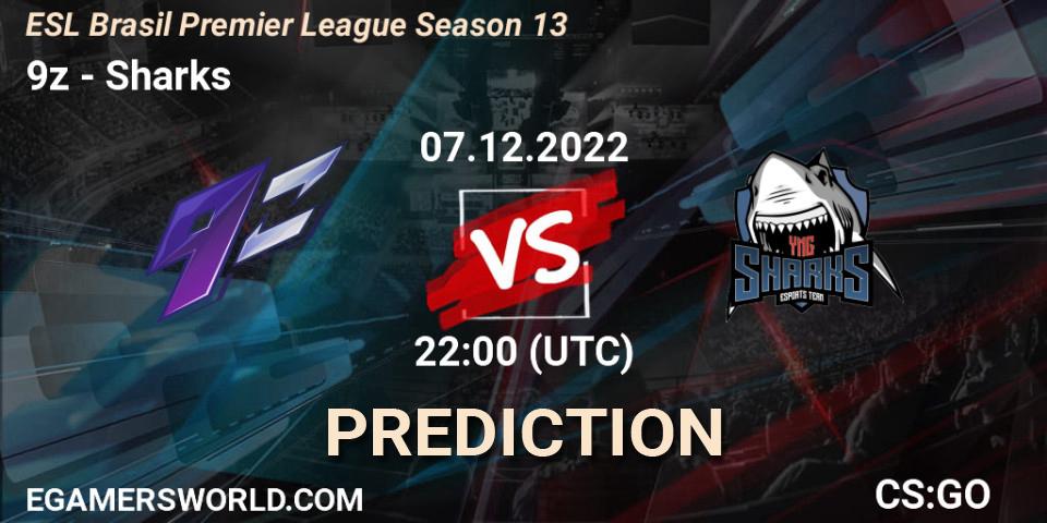 9z vs Sharks: Betting TIp, Match Prediction. 07.12.22. CS2 (CS:GO), ESL Brasil Premier League Season 13