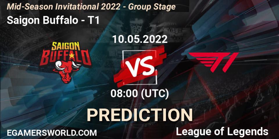 Saigon Buffalo vs T1: Betting TIp, Match Prediction. 10.05.22. LoL, Mid-Season Invitational 2022 - Group Stage