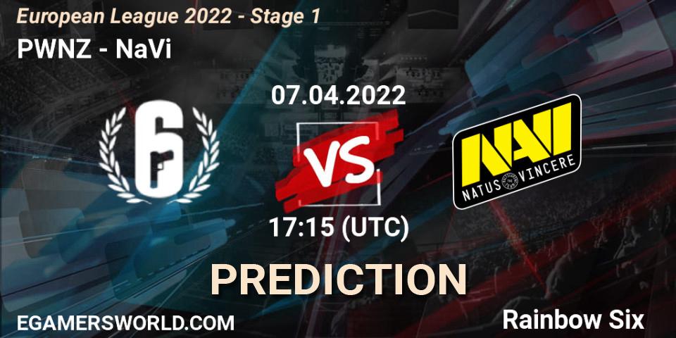 PWNZ vs NaVi: Betting TIp, Match Prediction. 07.04.2022 at 17:15. Rainbow Six, European League 2022 - Stage 1