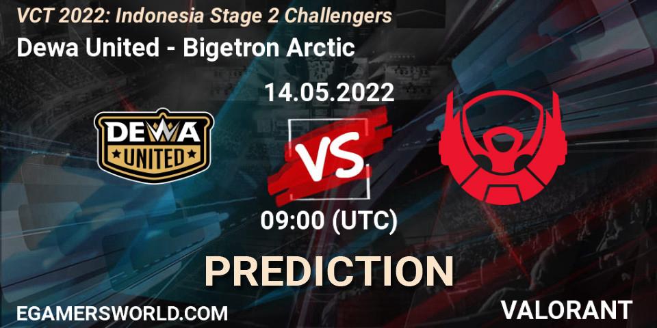 Dewa United vs Bigetron Arctic: Betting TIp, Match Prediction. 14.05.2022 at 11:00. VALORANT, VCT 2022: Indonesia Stage 2 Challengers