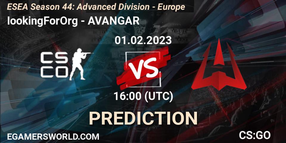 flowstate vs AVANGAR: Betting TIp, Match Prediction. 20.02.23. CS2 (CS:GO), ESEA Season 44: Advanced Division - Europe