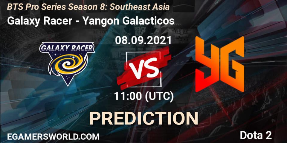 Galaxy Racer vs Yangon Galacticos: Betting TIp, Match Prediction. 15.09.21. Dota 2, BTS Pro Series Season 8: Southeast Asia
