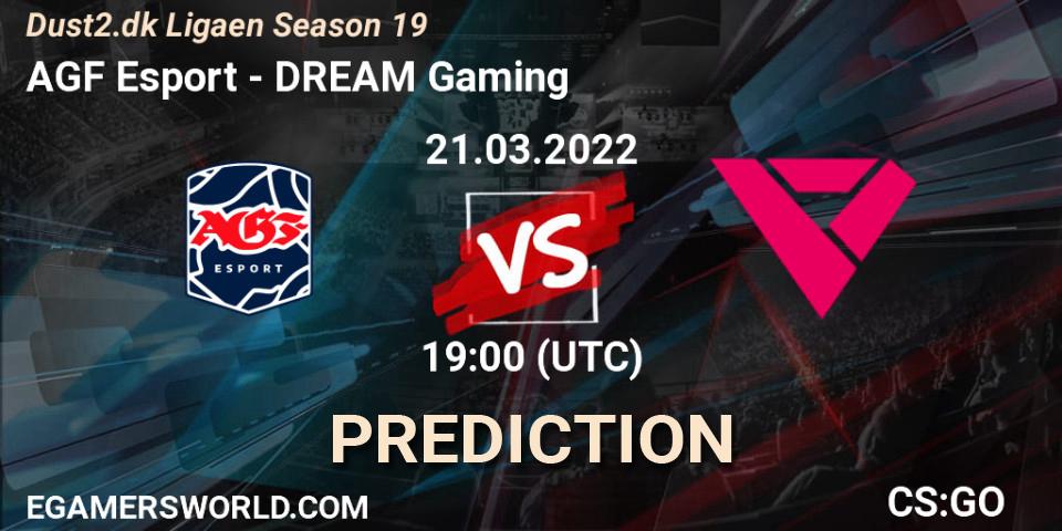 AGF Esport vs DREAM Gaming: Betting TIp, Match Prediction. 21.03.22. CS2 (CS:GO), Dust2.dk Ligaen Season 19