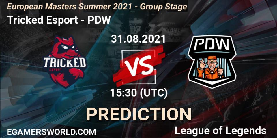 Tricked Esport vs PDW: Betting TIp, Match Prediction. 31.08.21. LoL, European Masters Summer 2021 - Group Stage