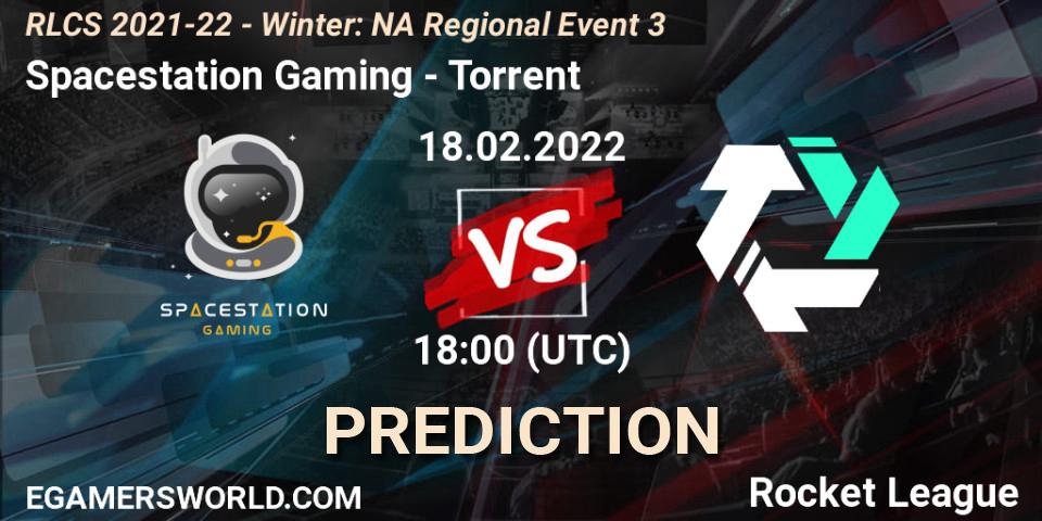 Spacestation Gaming vs Torrent: Betting TIp, Match Prediction. 18.02.2022 at 18:00. Rocket League, RLCS 2021-22 - Winter: NA Regional Event 3