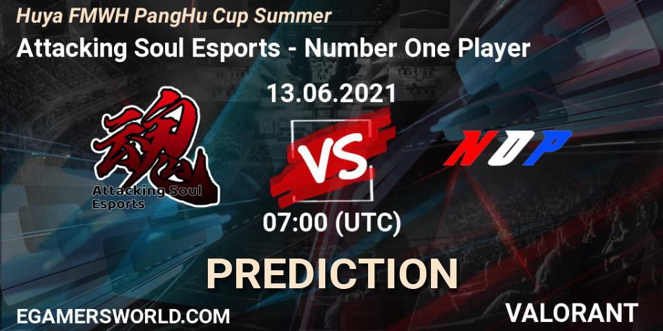 Attacking Soul Esports vs Number One Player: Betting TIp, Match Prediction. 13.06.21. VALORANT, Huya FMWH PangHu Cup Summer