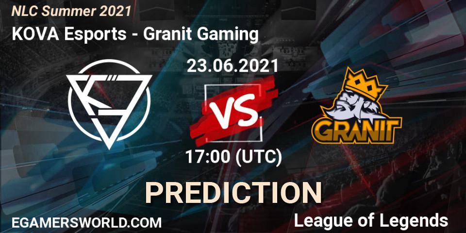 KOVA Esports vs Granit Gaming: Betting TIp, Match Prediction. 23.06.21. LoL, NLC Summer 2021