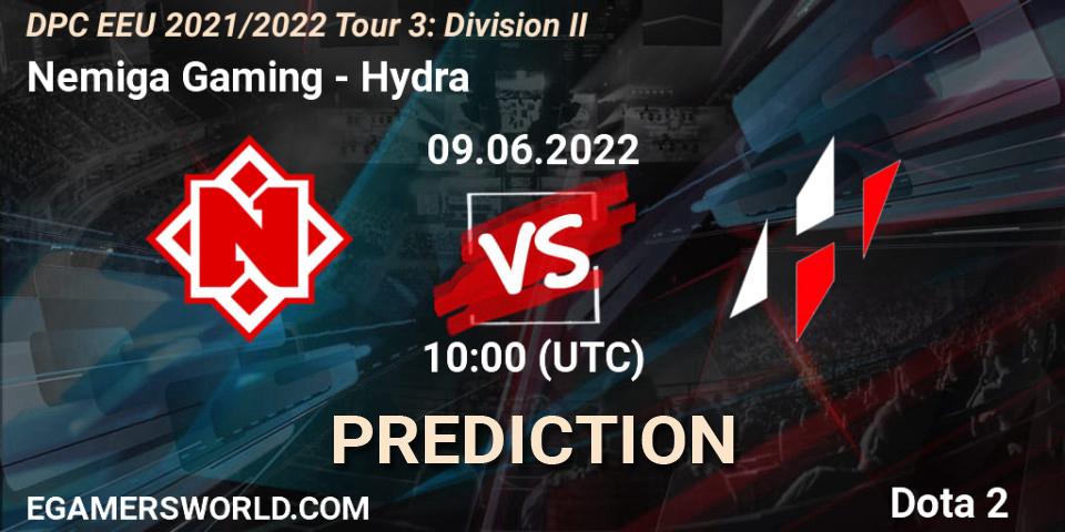 Nemiga Gaming vs Hydra: Betting TIp, Match Prediction. 09.06.22. Dota 2, DPC EEU 2021/2022 Tour 3: Division II