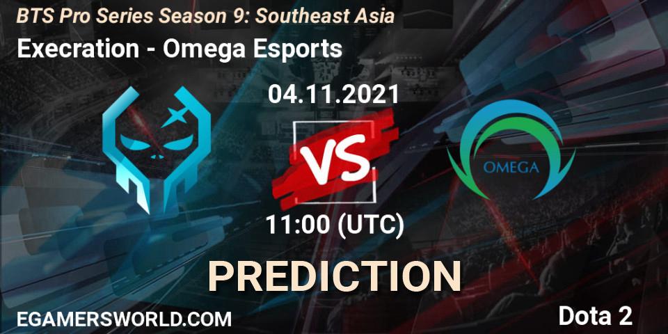 Execration vs Omega Esports: Betting TIp, Match Prediction. 04.11.2021 at 11:35. Dota 2, BTS Pro Series Season 9: Southeast Asia