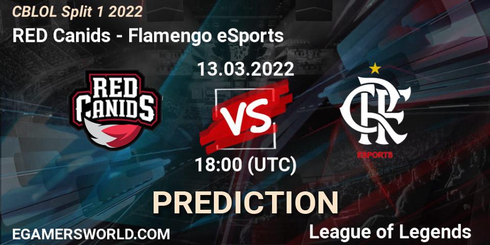 RED Canids vs Flamengo eSports: Betting TIp, Match Prediction. 13.03.22. LoL, CBLOL Split 1 2022