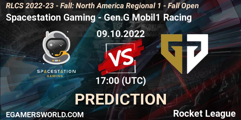 Spacestation Gaming vs Gen.G Mobil1 Racing: Betting TIp, Match Prediction. 09.10.22. Rocket League, RLCS 2022-23 - Fall: North America Regional 1 - Fall Open