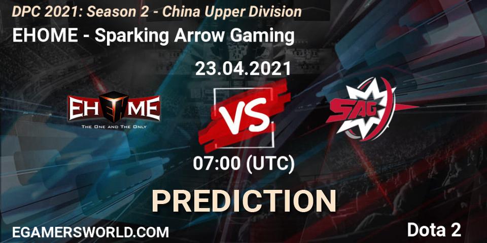 EHOME vs Sparking Arrow Gaming: Betting TIp, Match Prediction. 23.04.21. Dota 2, DPC 2021: Season 2 - China Upper Division