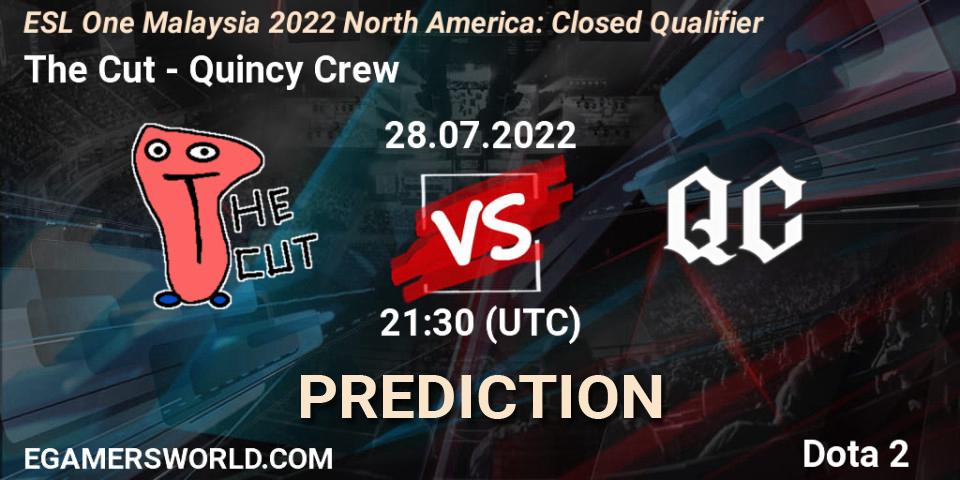 The Cut vs Quincy Crew: Betting TIp, Match Prediction. 28.07.22. Dota 2, ESL One Malaysia 2022 North America: Closed Qualifier