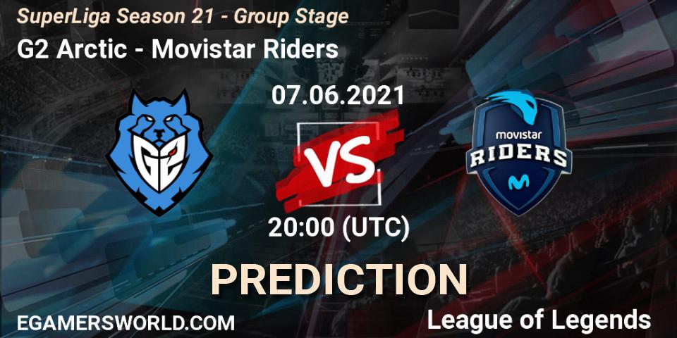 G2 Arctic vs Movistar Riders: Betting TIp, Match Prediction. 07.06.21. LoL, SuperLiga Season 21 - Group Stage 