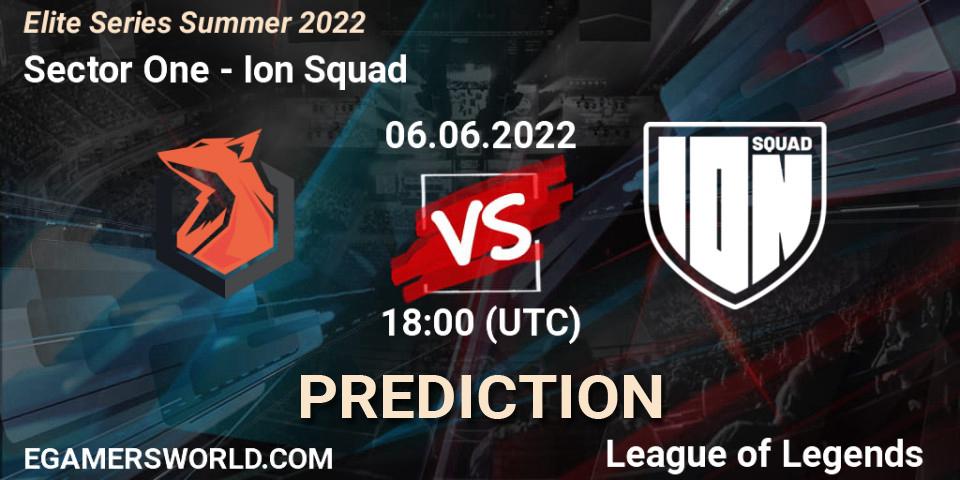 Sector One vs Ion Squad: Betting TIp, Match Prediction. 15.06.2022 at 19:00. LoL, Elite Series Summer 2022