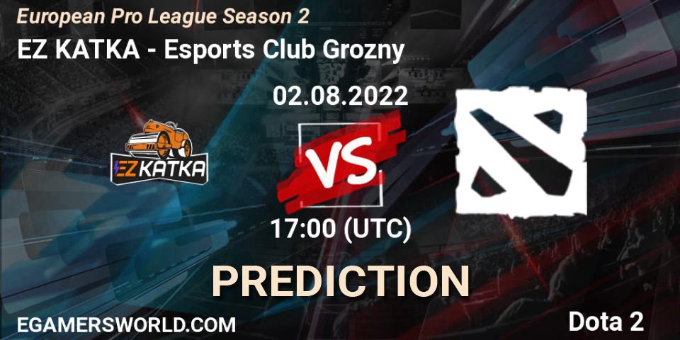EZ KATKA vs Esports Club Grozny: Betting TIp, Match Prediction. 02.08.22. Dota 2, European Pro League Season 2
