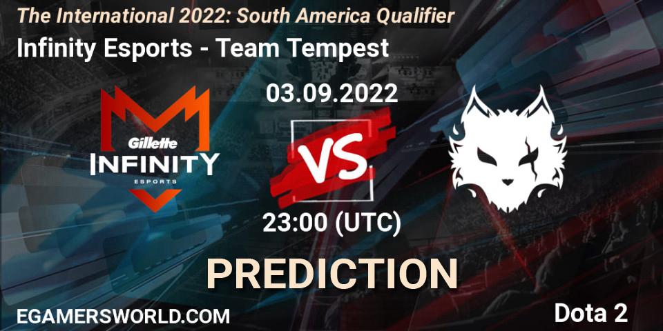 Infinity Esports vs Team Tempest: Betting TIp, Match Prediction. 03.09.22. Dota 2, The International 2022: South America Qualifier
