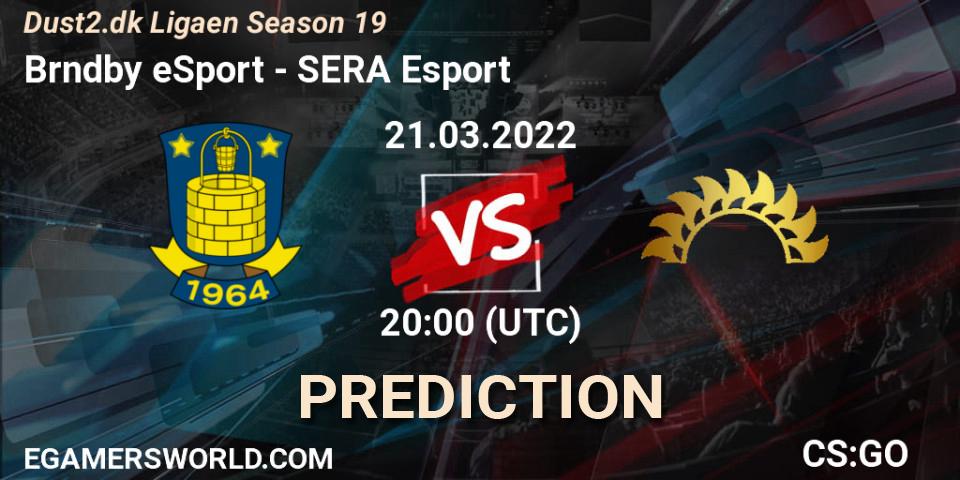 Brøndby eSport vs SERA Esport: Betting TIp, Match Prediction. 21.03.22. CS2 (CS:GO), Dust2.dk Ligaen Season 19