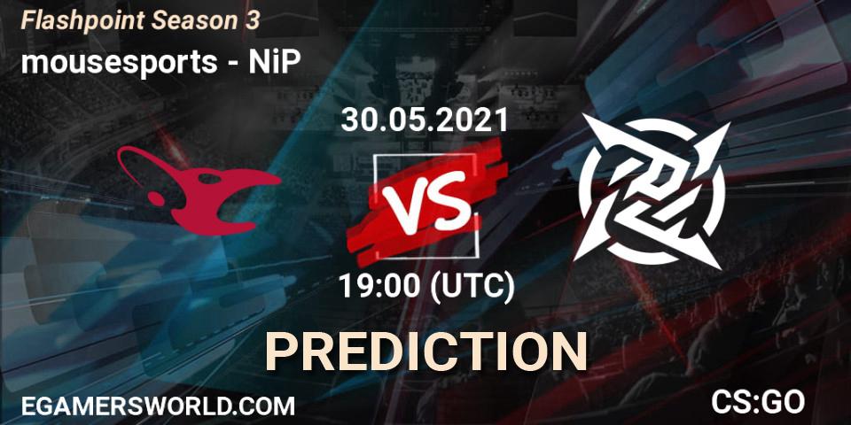 mousesports vs NiP: Betting TIp, Match Prediction. 30.05.21. CS2 (CS:GO), Flashpoint Season 3