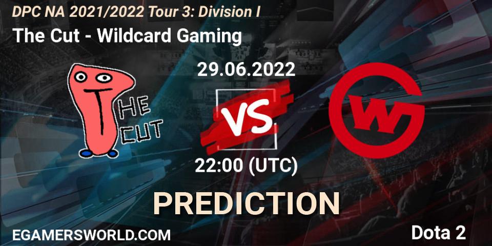 The Cut vs Wildcard Gaming: Betting TIp, Match Prediction. 29.06.2022 at 21:55. Dota 2, DPC NA 2021/2022 Tour 3: Division I