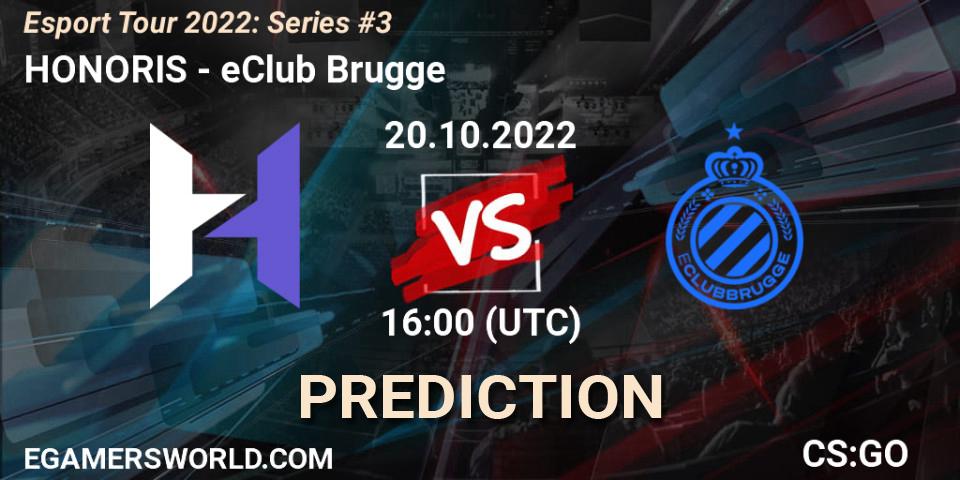 HONORIS vs eClub Brugge: Betting TIp, Match Prediction. 20.10.22. CS2 (CS:GO), Esport Tour 2022: Series #3