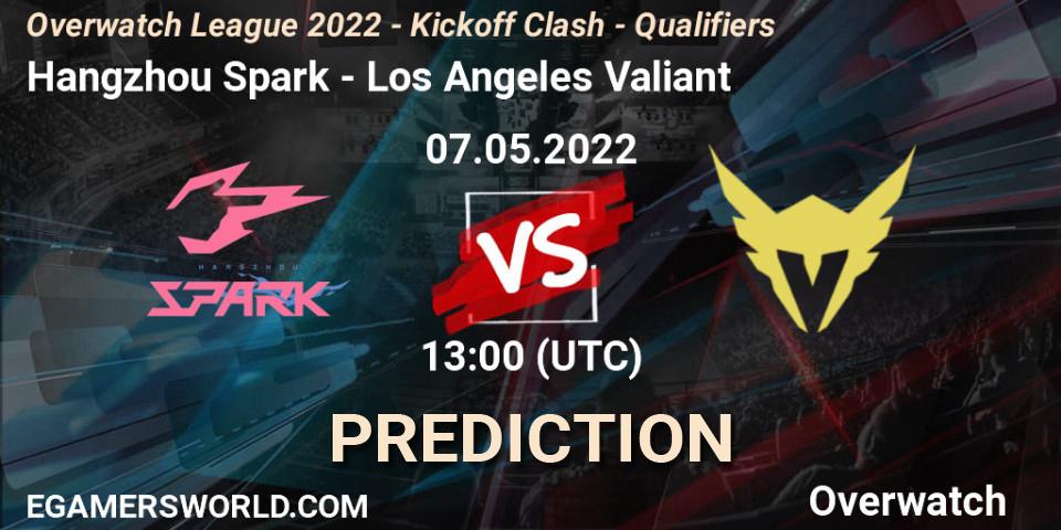 Hangzhou Spark vs Los Angeles Valiant: Betting TIp, Match Prediction. 22.05.22. Overwatch, Overwatch League 2022 - Kickoff Clash - Qualifiers