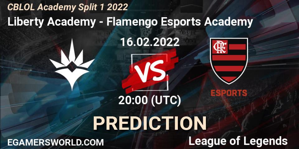 Liberty Academy vs Flamengo Esports Academy: Betting TIp, Match Prediction. 16.02.2022 at 20:00. LoL, CBLOL Academy Split 1 2022
