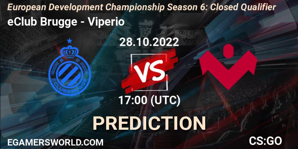 eClub Brugge vs Viperio: Betting TIp, Match Prediction. 28.10.22. CS2 (CS:GO), European Development Championship Season 6: Closed Qualifier