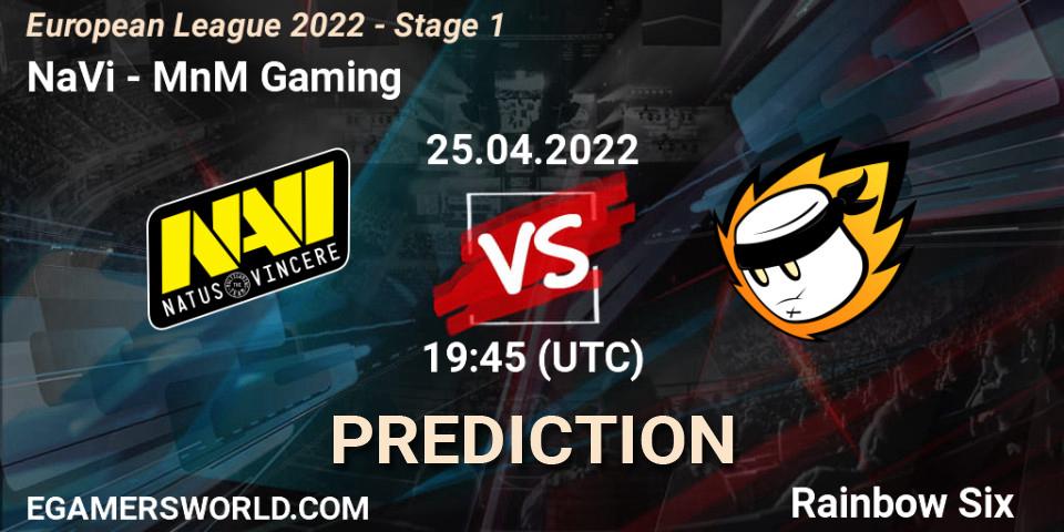 NaVi vs MnM Gaming: Betting TIp, Match Prediction. 25.04.22. Rainbow Six, European League 2022 - Stage 1