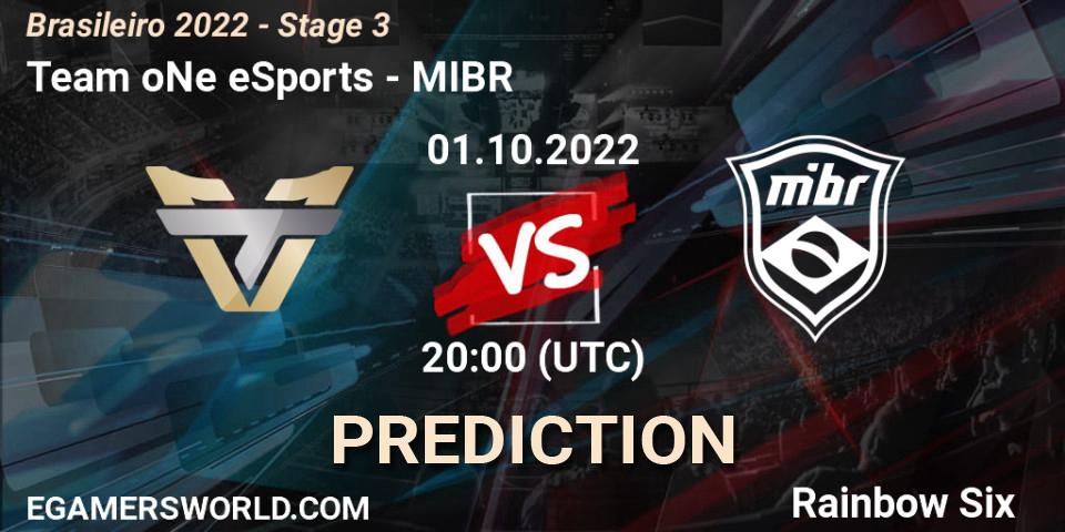 Team oNe eSports vs MIBR: Betting TIp, Match Prediction. 01.10.22. Rainbow Six, Brasileirão 2022 - Stage 3