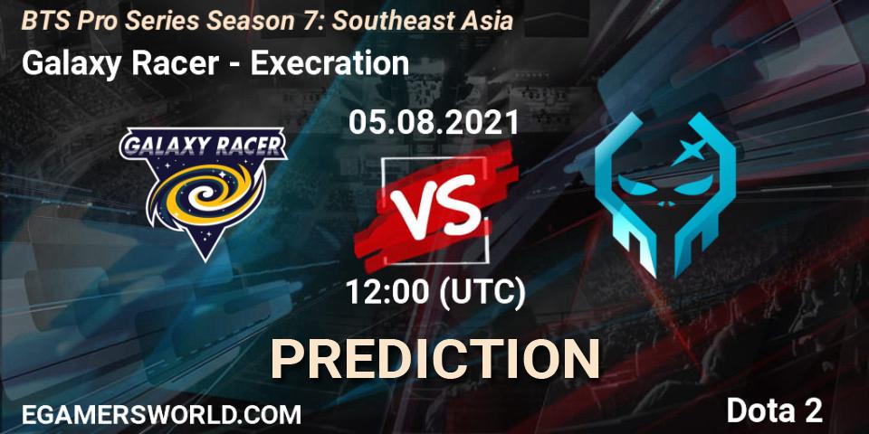 Galaxy Racer vs Execration: Betting TIp, Match Prediction. 05.08.2021 at 13:02. Dota 2, BTS Pro Series Season 7: Southeast Asia