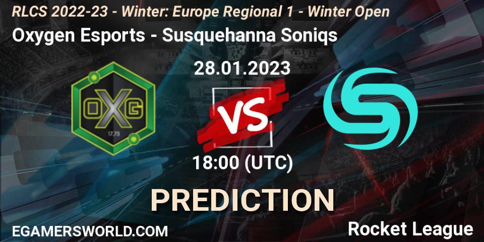 Oxygen Esports vs Susquehanna Soniqs: Betting TIp, Match Prediction. 28.01.23. Rocket League, RLCS 2022-23 - Winter: Europe Regional 1 - Winter Open