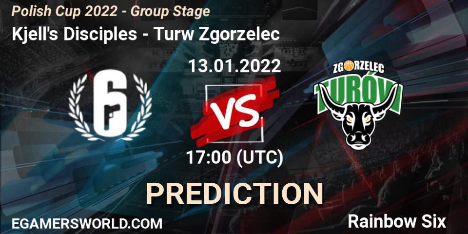 Kjell's Disciples vs Turów Zgorzelec: Betting TIp, Match Prediction. 13.01.2022 at 17:00. Rainbow Six, Polish Cup 2022 - Group Stage
