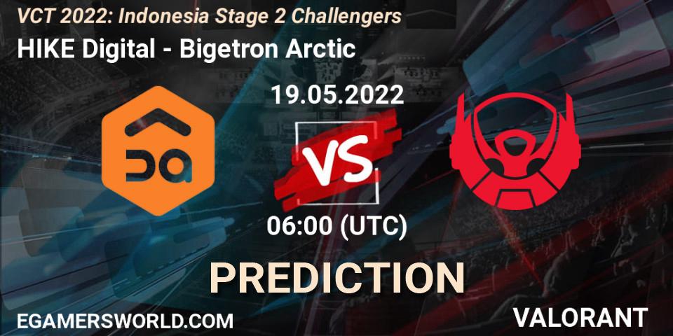 HIKE Digital vs Bigetron Arctic: Betting TIp, Match Prediction. 19.05.22. VALORANT, VCT 2022: Indonesia Stage 2 Challengers