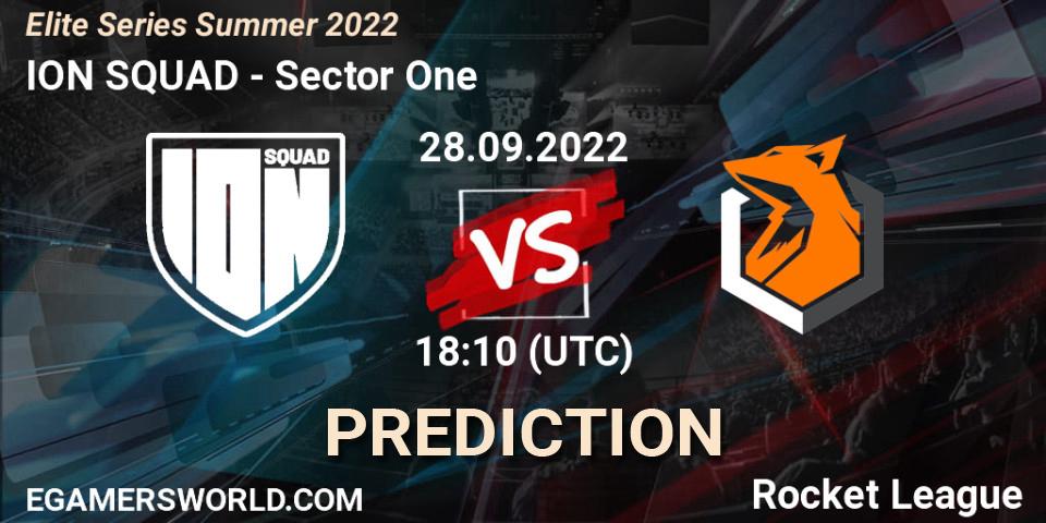ION SQUAD vs Sector One: Betting TIp, Match Prediction. 28.09.22. Rocket League, Elite Series Summer 2022