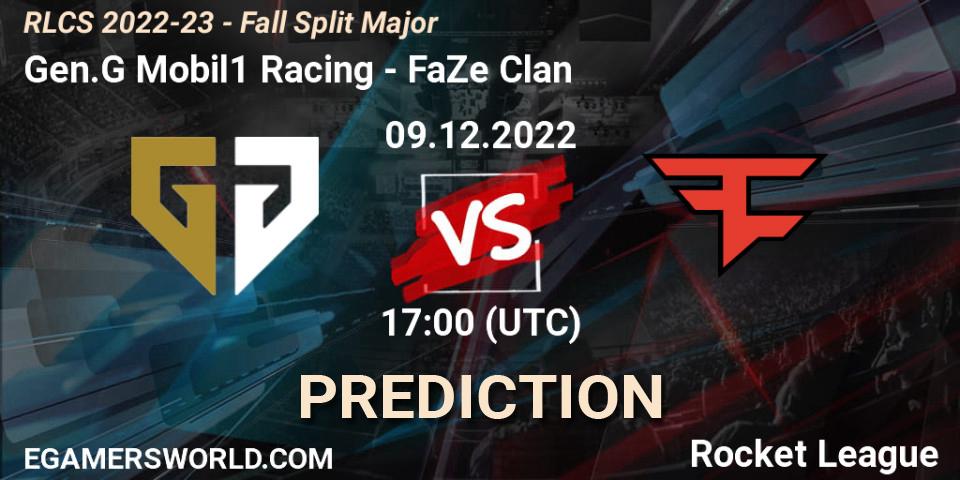 Gen.G Mobil1 Racing vs FaZe Clan: Betting TIp, Match Prediction. 09.12.22. Rocket League, RLCS 2022-23 - Fall Split Major