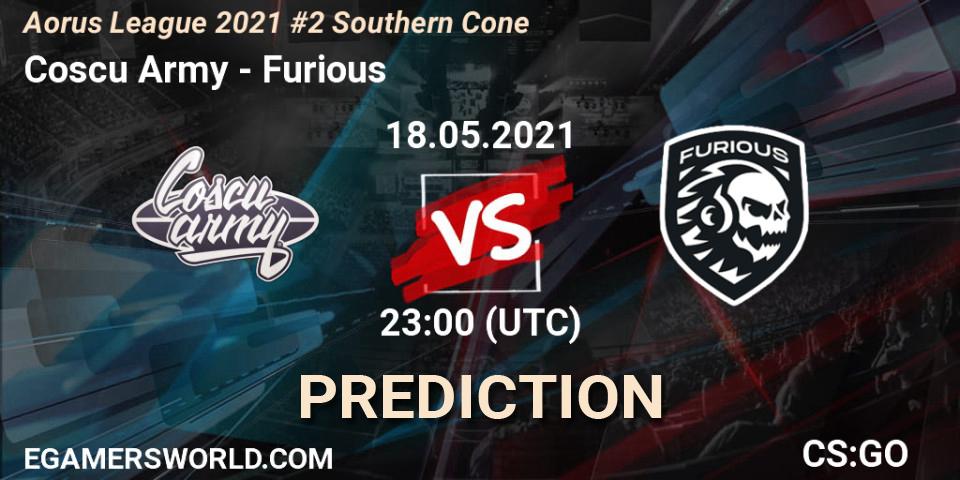 Coscu Army vs Furious: Betting TIp, Match Prediction. 18.05.21. CS2 (CS:GO), Aorus League 2021 #2 Southern Cone