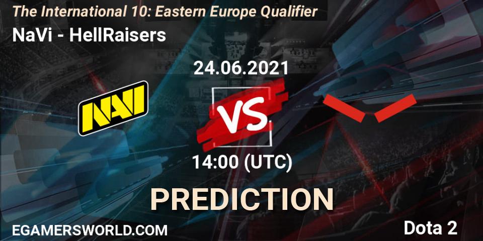 NaVi vs HellRaisers: Betting TIp, Match Prediction. 24.06.21. Dota 2, The International 10: Eastern Europe Qualifier