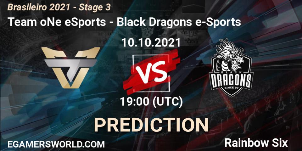 Team oNe eSports vs Black Dragons e-Sports: Betting TIp, Match Prediction. 10.10.21. Rainbow Six, Brasileirão 2021 - Stage 3