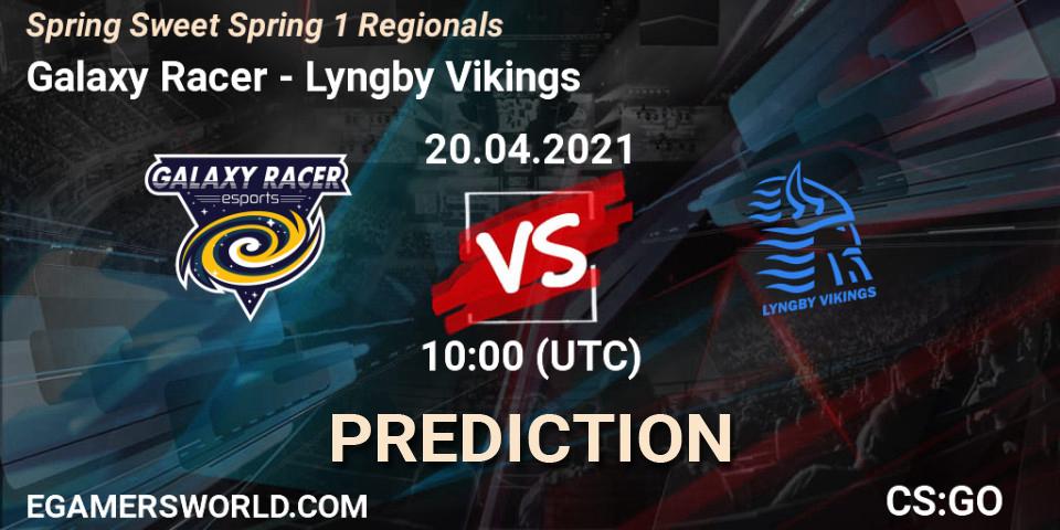 Galaxy Racer vs Lyngby Vikings: Betting TIp, Match Prediction. 20.04.2021 at 10:00. Counter-Strike (CS2), Spring Sweet Spring 1 Regionals