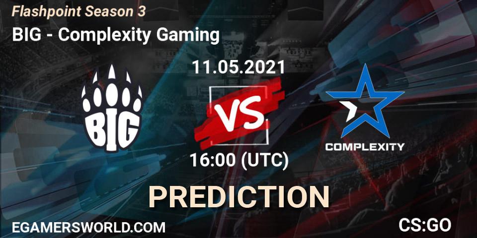 BIG vs Complexity Gaming: Betting TIp, Match Prediction. 11.05.21. CS2 (CS:GO), Flashpoint Season 3