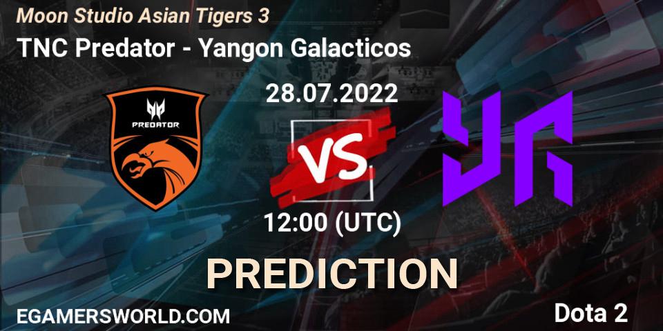 TNC Predator vs Yangon Galacticos: Betting TIp, Match Prediction. 28.07.2022 at 12:49. Dota 2, Moon Studio Asian Tigers 3
