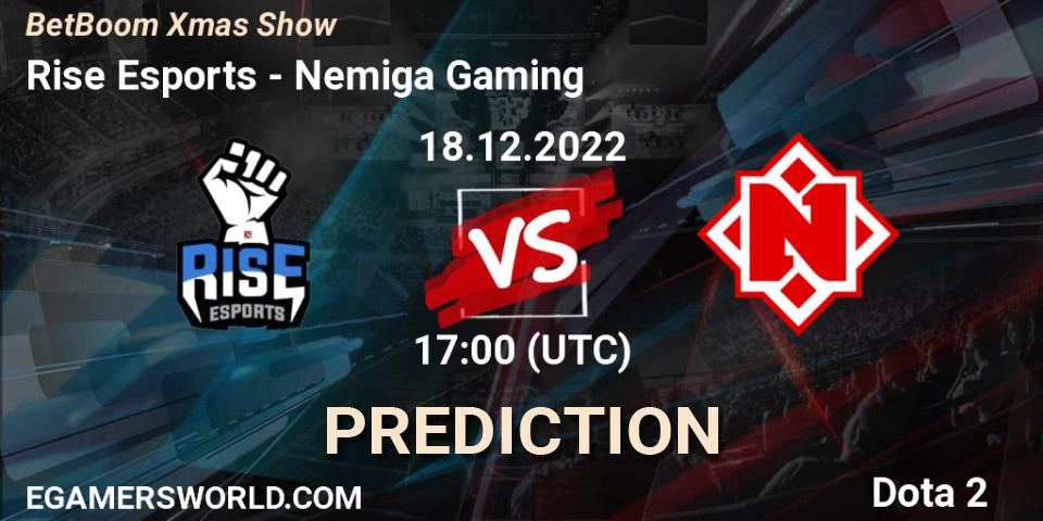 RISE Esports vs Nemiga Gaming: Betting TIp, Match Prediction. 18.12.22. Dota 2, BetBoom Xmas Show