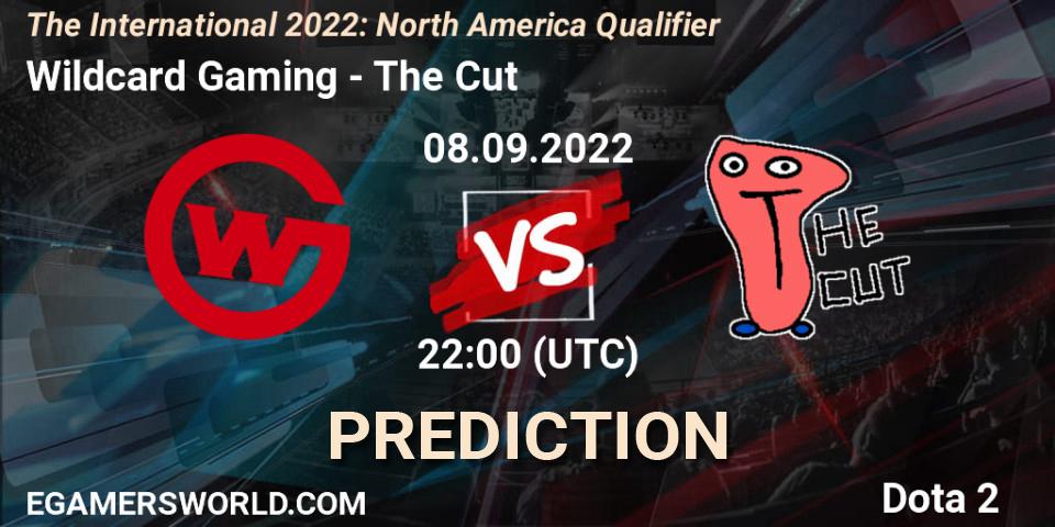 Wildcard Gaming vs The Cut: Betting TIp, Match Prediction. 08.09.2022 at 20:49. Dota 2, The International 2022: North America Qualifier